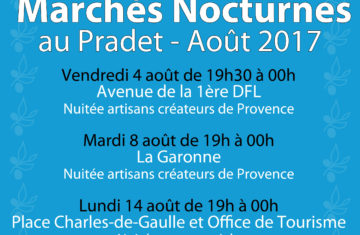Nuitée des artisans créateurs de Provence Av 1ère DFL