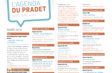 Agenda – Printemps 2019