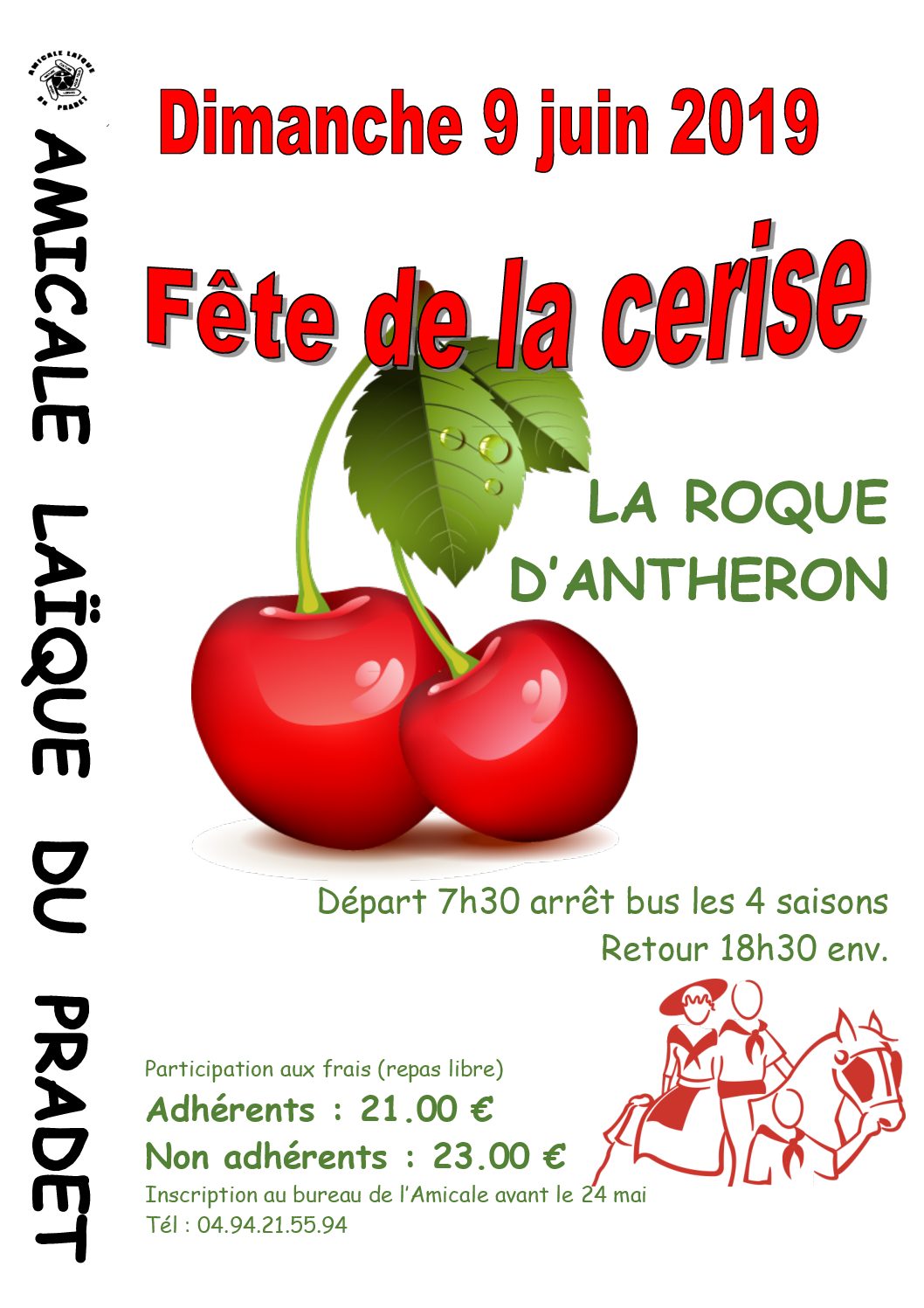 Fête de la cerise par l’Amicale Laïque