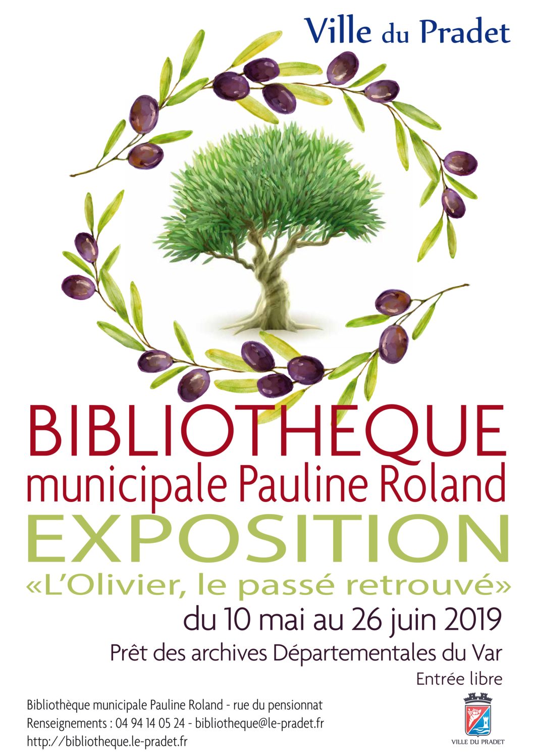 Bibliothèque Municipale – Exposition L’Olivier, le passé retrouvé