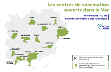 COVID-19 : La vaccination dans le Var