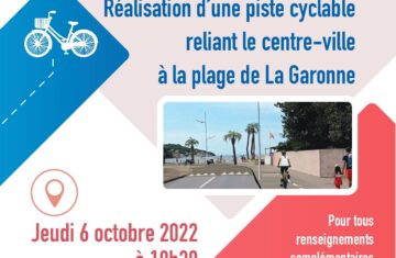 Réunion publique – Projet de la piste cyclable reliant le centre-ville à La Garonne