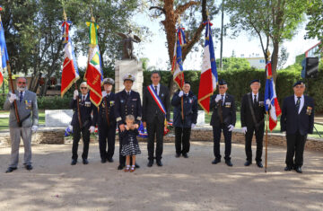 Commémoration du 11 novembre et remise des colis au BFM de Toulon