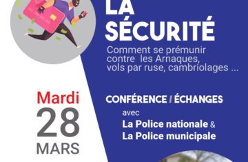 Conférence animée par la Police Nationale et Municipale