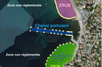 Règlementation des zones sur le plan d’eau