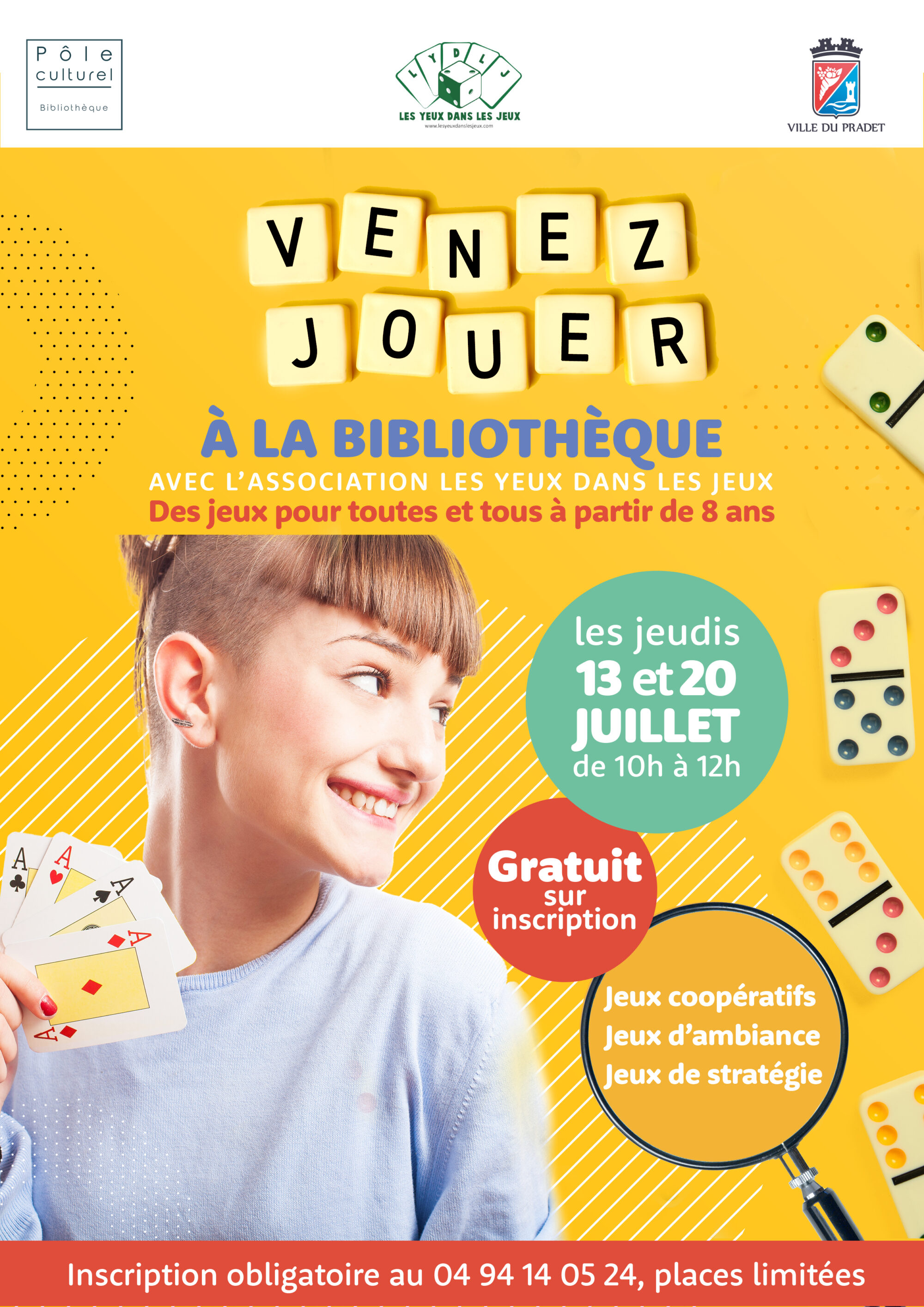 Jeux de société à la Bibliothèque Ville du Pradet