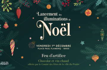 Lancement des illuminations de Noël