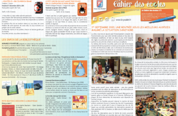 Cahier des écoles – Novembre 2020