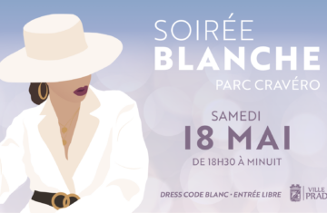 Soirée blanche dans le parc Cravéro