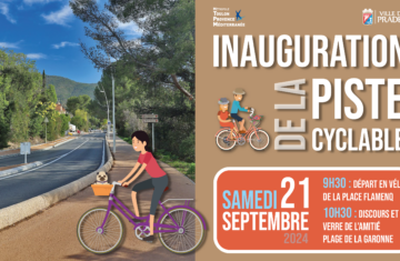 Inauguration de la piste cyclable