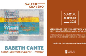 Exposition Babeth CANTE à la Galerie Cravéro