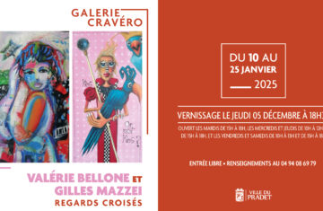 Exposition Valérie BELLONE & Gilles MAZZEI à la Galerie Cravéro