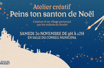 Noël 2024 – Atelier créatif « Peins ton santon de Noël »