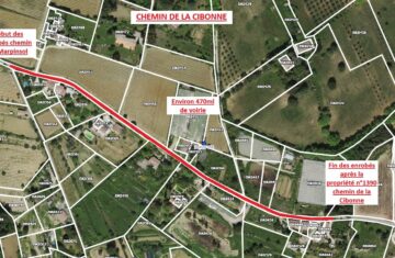 Information travaux – Chemin de la Cibonne