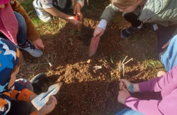 Atelier « JARDIN BIODIVERSITE » dans la cour de l’école Charles Sandro