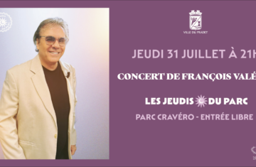 Les Jeudis du Parc – Concert de François Valéry