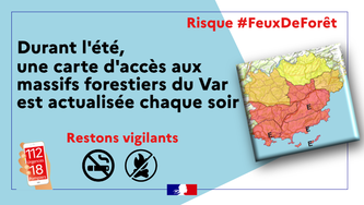 Risque incendie : informez-vous avant toute sortie cet été !