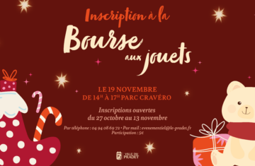 Inscriptions à la bourse aux jouets