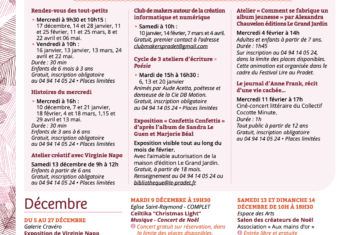 L’agenda – Hiver 2025