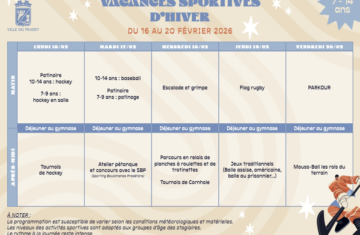 Les vacances sportives