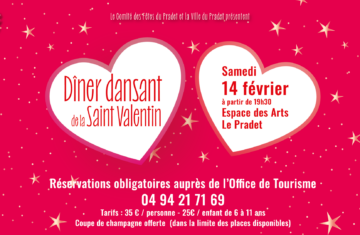 Repas de la Saint-Valentin – organisé par le Comité des Fêtes du Pradet