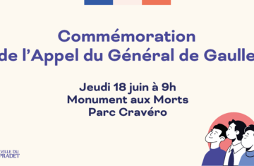 Commémoration de l&rsquo;Appel du Général de Gaulle