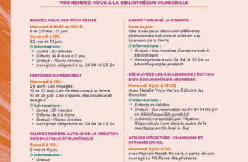 L&rsquo;agenda – Printemps 2026