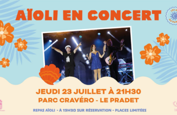 Les Jeudis du Parc : spectacle Aïoli avec option repas