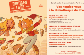 Bibliothèque municipale – Programmation « Partir en Livre » thème nos petits et grands héros