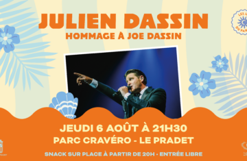 Les jeudis du Parc : Julien Dassin hommage à Joe Dassin